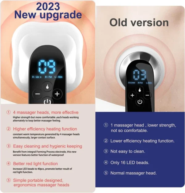 4 Heads Pro Max Version Cellulite Massager - Image 2